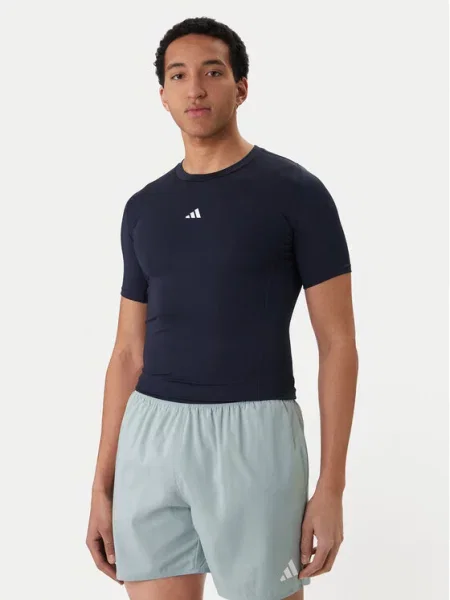 Adidas Koszulka techniczna TECHFIT Compression Training Granatowy