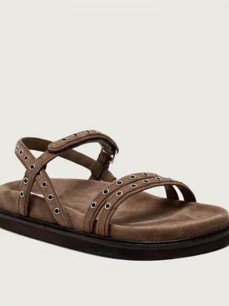 Marella Sandale MLAUMILE | piele întoarsă maro