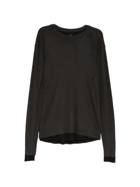 Tricou Thom Krom zdrențuiți gri