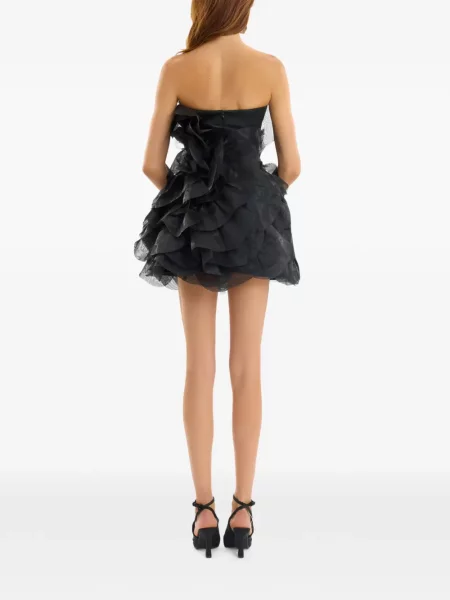 Rochie mini Gemy Maalouf fără bretele negru