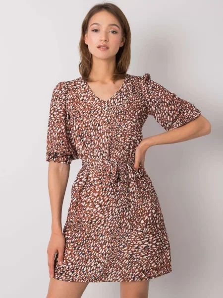 Rochie Fashionhunters de costum maro