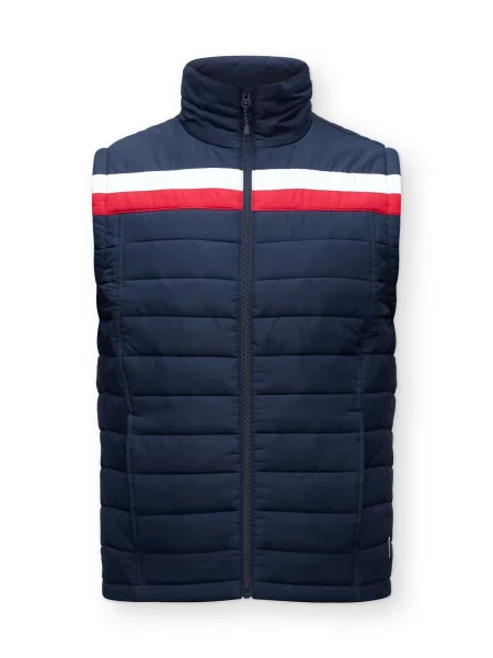 JJ Rebel Vestă JREBCOAST bleumarin / roșu alb