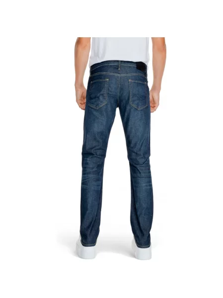 JACK & JONES Džíny JJIGlenn JJICON tmavě modrá