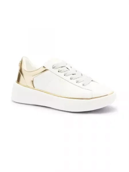 TWINSET Bőr sneakers tornacipő fehér