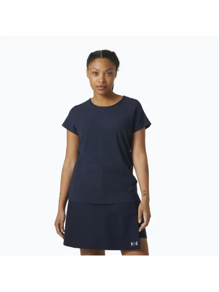 Дамска тениска Helly Hansen Crewline Top navy синьо