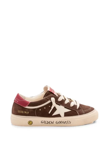 Sneakersy dziecięce Golden Goose May brązowe