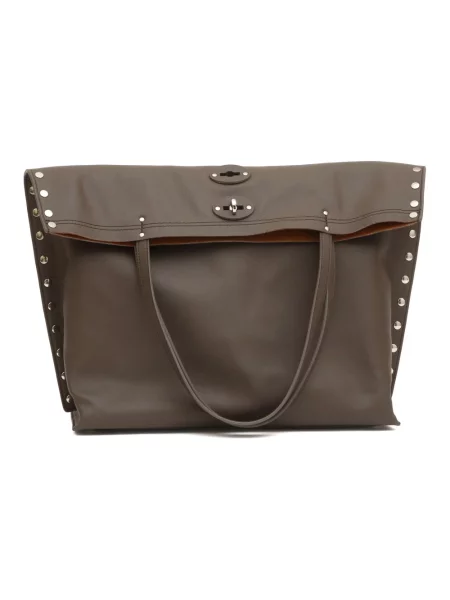 Torebka Zanellato skórzana brązowa