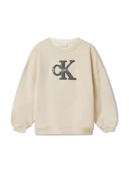 Calvin Klein Jeans Detská mikina béžová