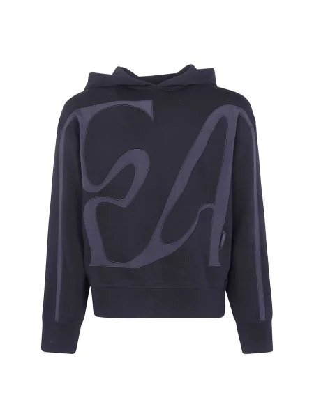 Bluza z kapturem Emporio Armani z kapturem czarna