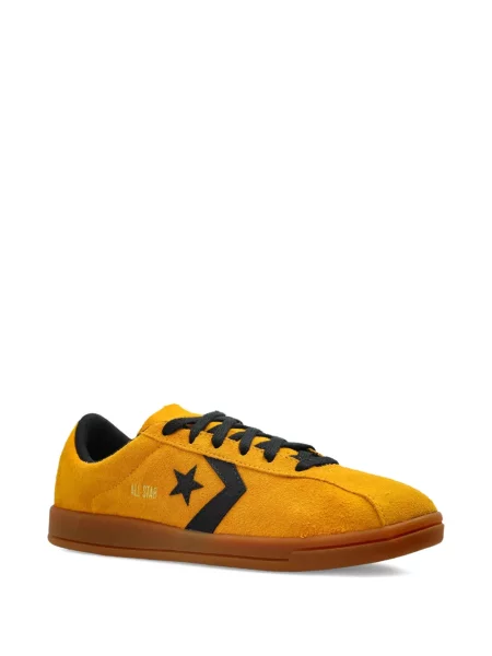 Sneakerși Converse din piele de căprioară galben