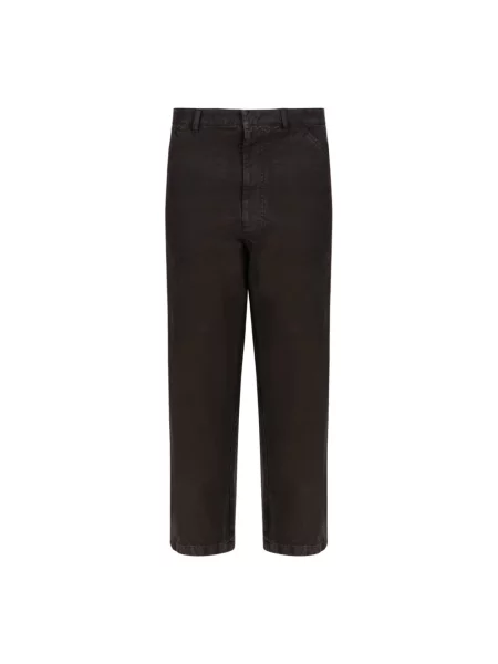 Spodnie Prada z logo retro czarne