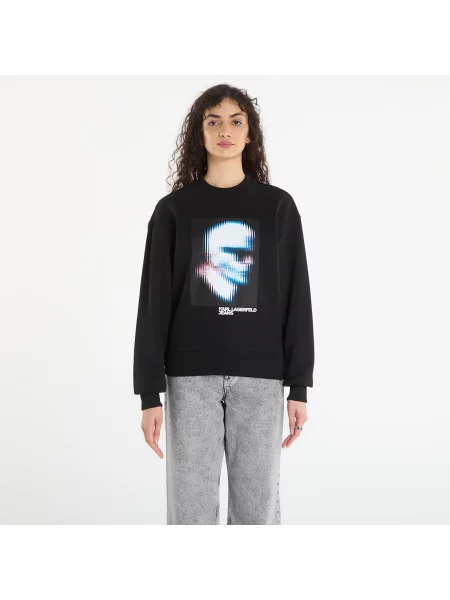 Суитшърт Karl Lagerfeld Jeans Relaxed Karl Sweat Black S черно