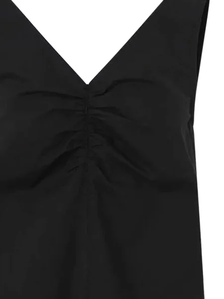 Rochie La Piscine cu decolteu în V de costum negru