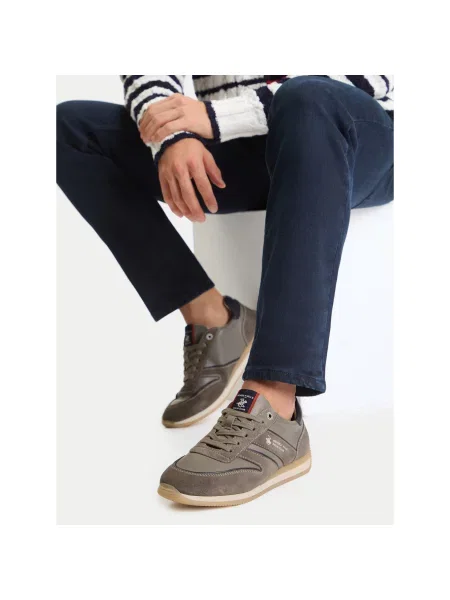 Sneakersy Beverly Hills Polo Club hnedá