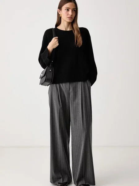 United Colors of Benetton pulover pentru femei cu lână negru