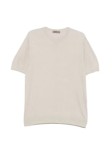 Tricou Corneliani cu decolteu rotund gri