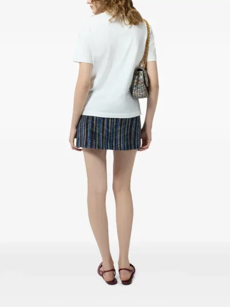 Tricou Missoni cu imagine alb