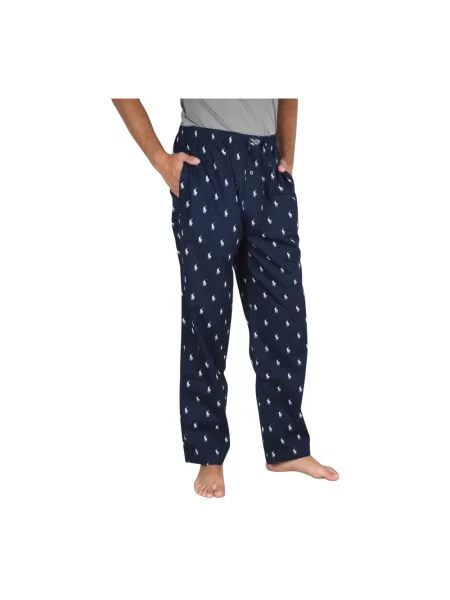 Spodnie Ralph Lauren niebieskie