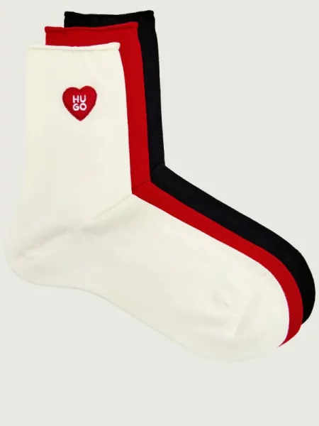Hugo Bodywear Șosete 3P QS HEART CC negru