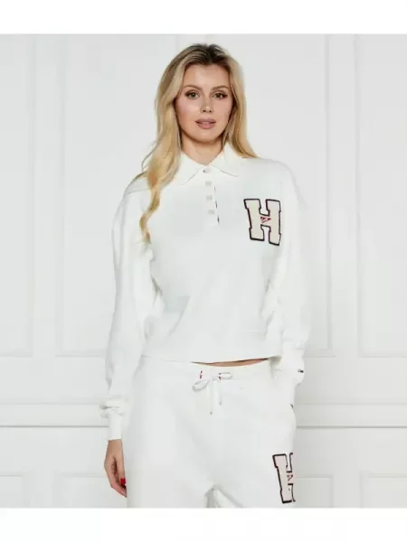 Tommy Jeans Hanorac alb