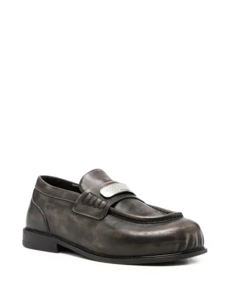 Pantofi loafer Pdf cu autograf maro