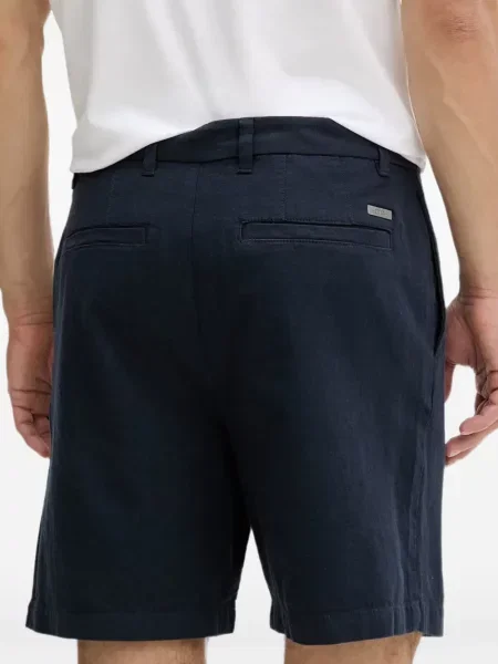 Pantaloni scurți Armani Exchange cu autograf albastru