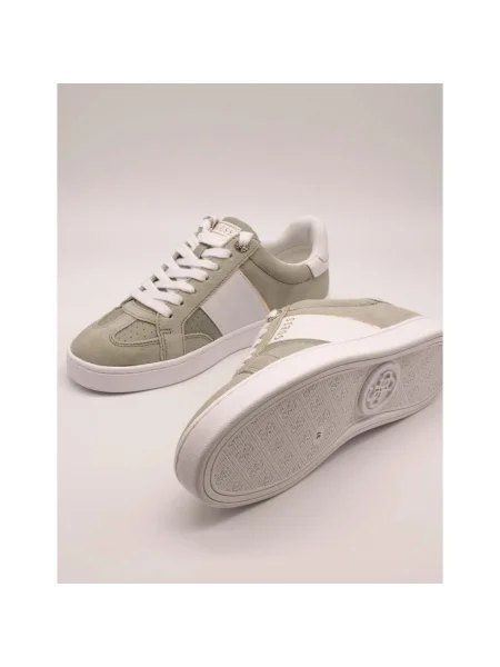 Pantofi Guess din piele verde