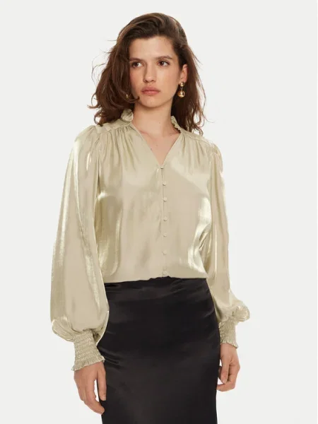 Bruuns Bazaar Блуза Harrietta златист