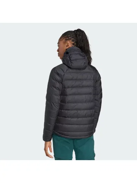 Bunda Terrex Xperior CLIMAWARM+ z prachového peří a s kapucí bílá