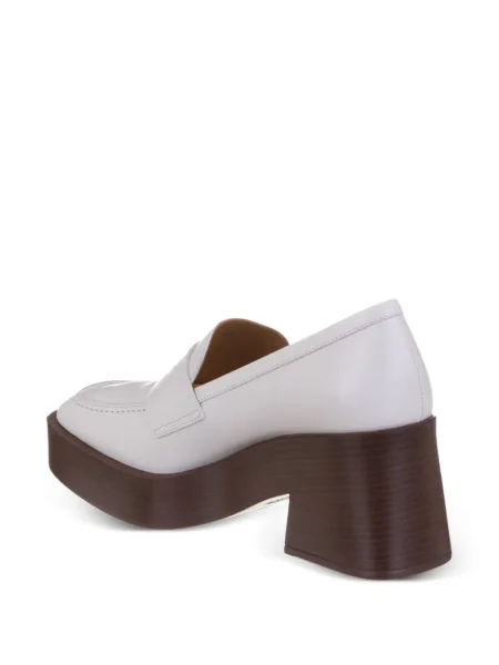 Pantofi loafer Tod's din piele alb