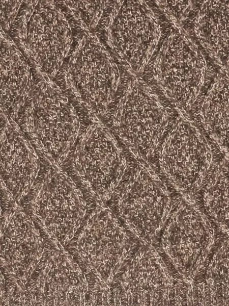 Sweter Panicale brązowy