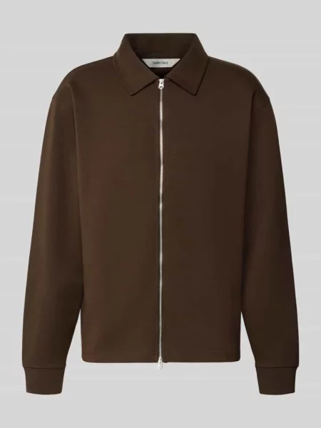 Krój regular fit bluza rozpinana z mieszanka bawełny model TOM Selected Homme
