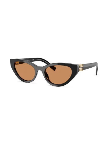 Ochelari de soare Miu Miu Eyewear cu imprimeu geometric negru