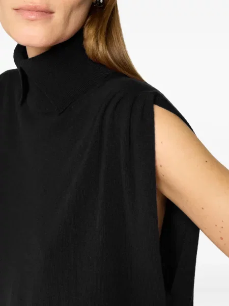 Top Genny tricotate negru
