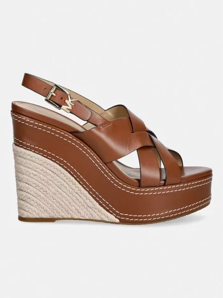 Шкіряні сандалі MICHAEL Michael Kors Nora Wedge