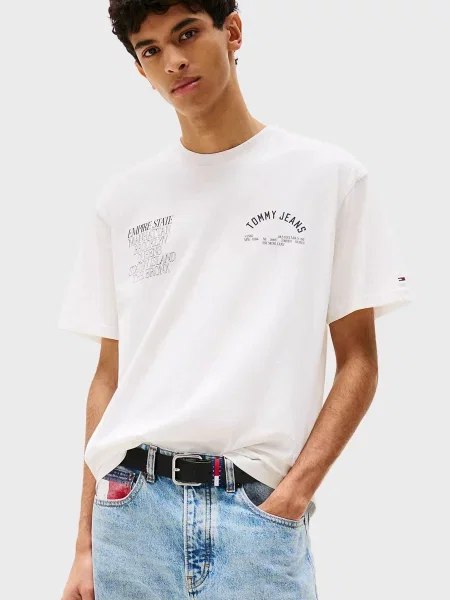 Футболка Tommy Jeans біла