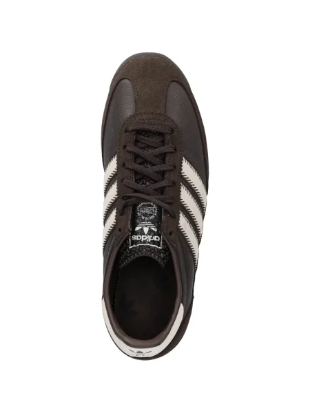 Pantaloni Adidas de catifea cord cu imagine roșu
