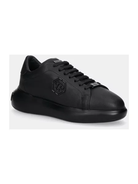 Sneakersy Philipp Plein skórzane czarne