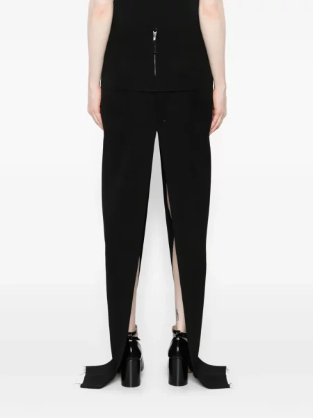 Fusta maxi Rick Owens cu crăpătură negru