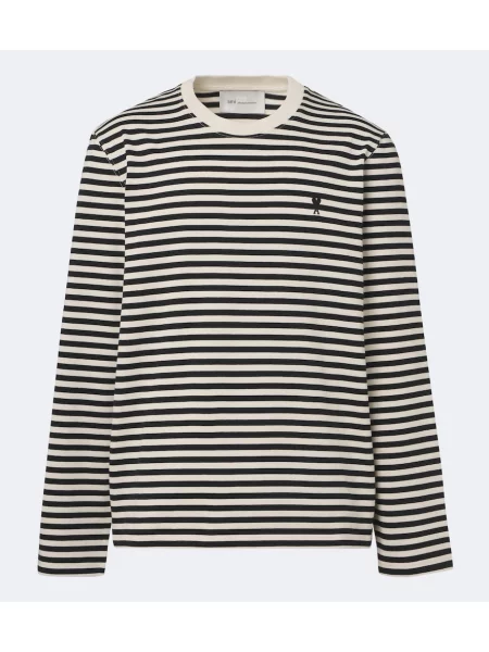 Tricou Ami Paris cu dungi