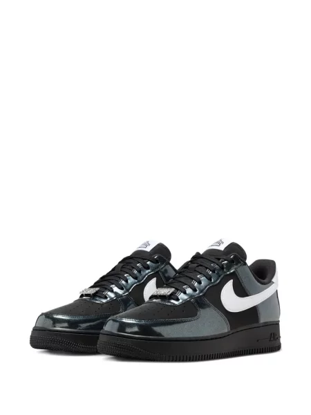 Baschet sneakerși Nike Air Max 90 din satin negru