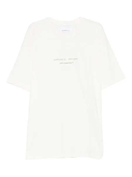 Tricou Peacemaker Oamc cu decolteu rotund alb