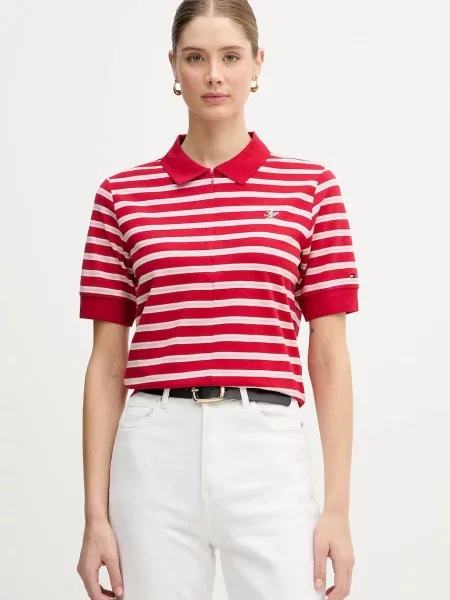 Tommy Hilfiger polo czerwona