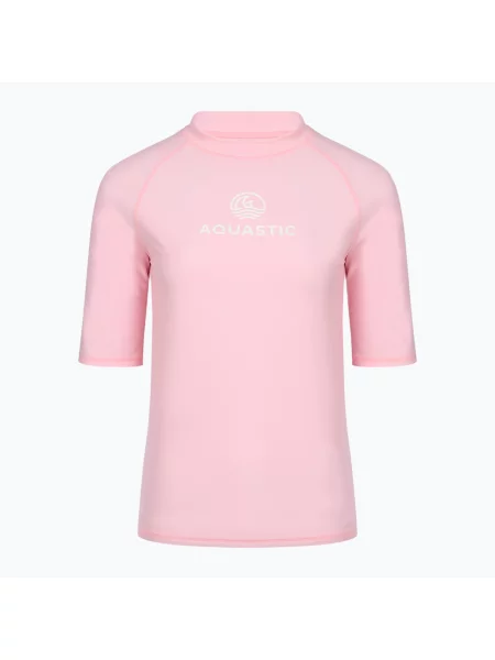 Tricou pentru femei AQUASTIC Rimos WMNS UV UPF pink roz