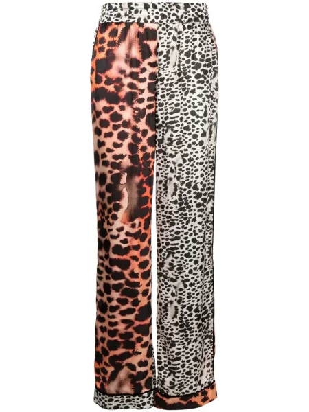 Pantaloni Roberto Cavalli cu imagine cu model leopard