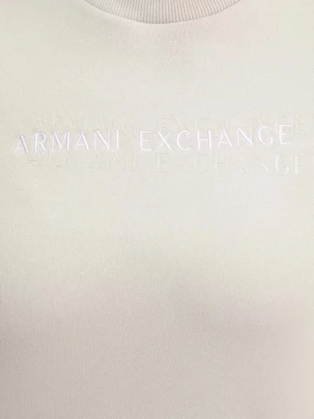 Свитер Armani Exchange с принтом бежевый