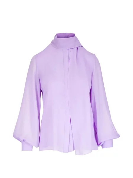 Bluză Akris cu legături violet