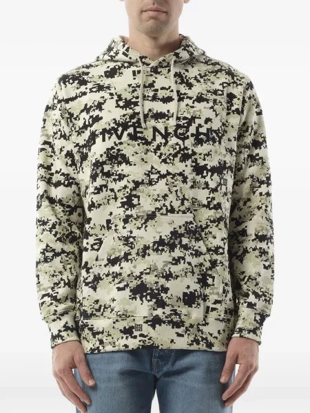 Hanorac cu glugă Givenchy cu imagine cu model camuflaj