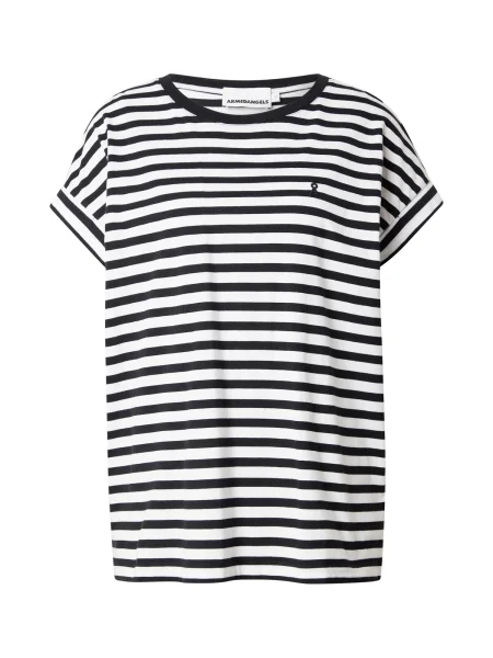 ARMEDANGELS Tricou IDAARA negru alb