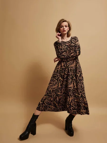 Sukienka midi Marisse czarna